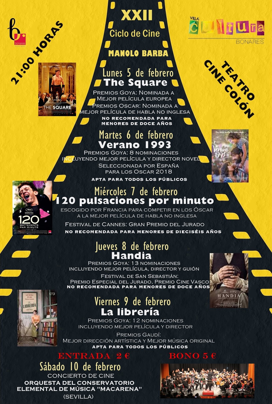 XXII CICLO CINE MANOLO BARBA