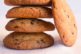 Cookies de almendra y chocolate