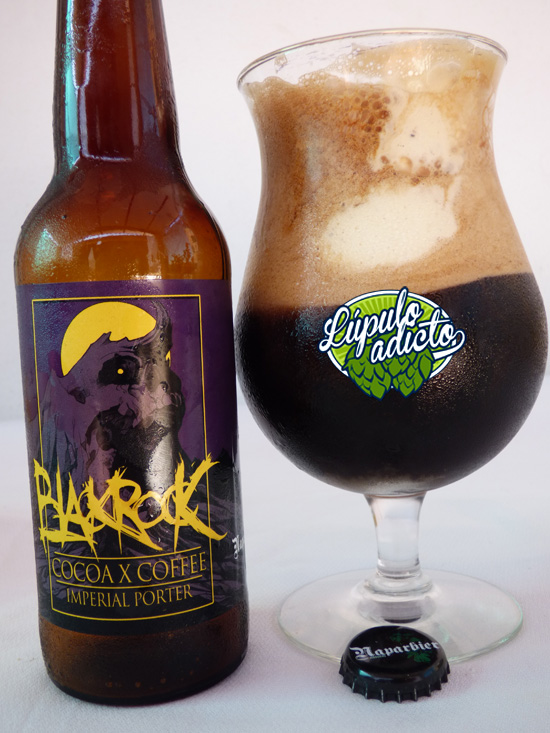 Lupuloadicto Napar Black Rock con helado de vainilla.