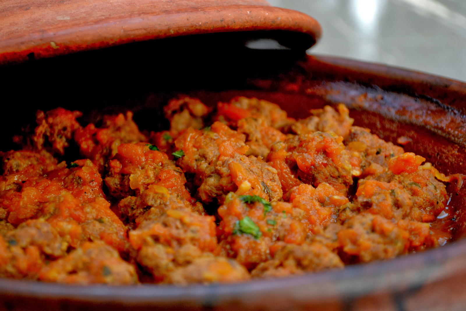Delicias de Marruecos. Cocina bereber TAJIN DE KEFTA
