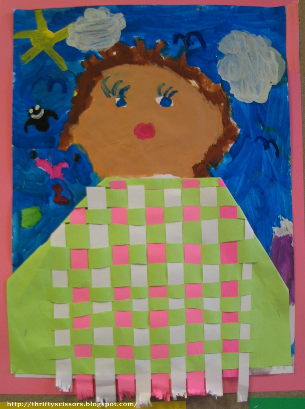 Weave a Paper Dress Thrifty Scissors