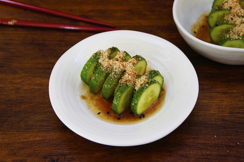Cucumber With Sesame Dressing