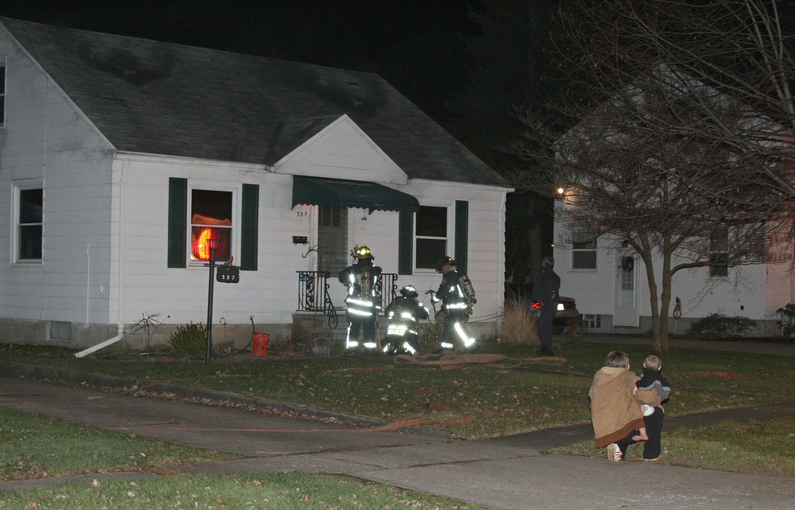 CLOTHES AND PRESENTS BURNED IN ELYRIA HOUSE FIRE