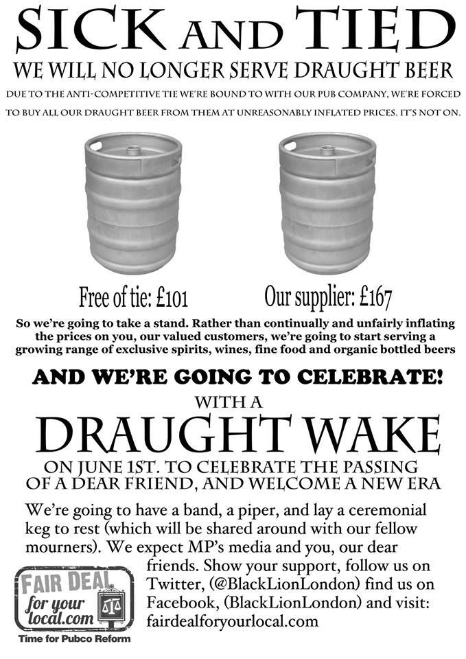 The pub with no beer