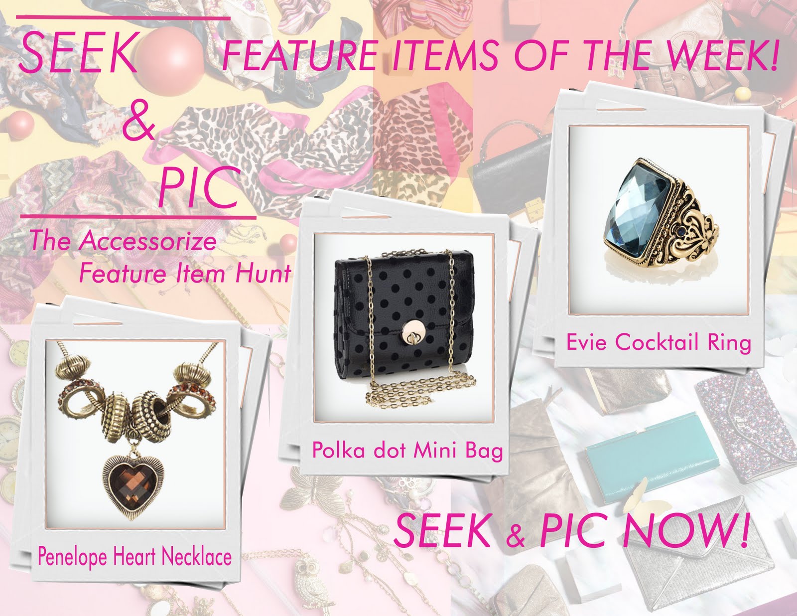 Gelleesh Seek and Pic The Accessorize Feature Item Hunt