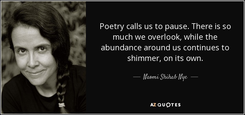 Naomi Shihab Nye Poetry