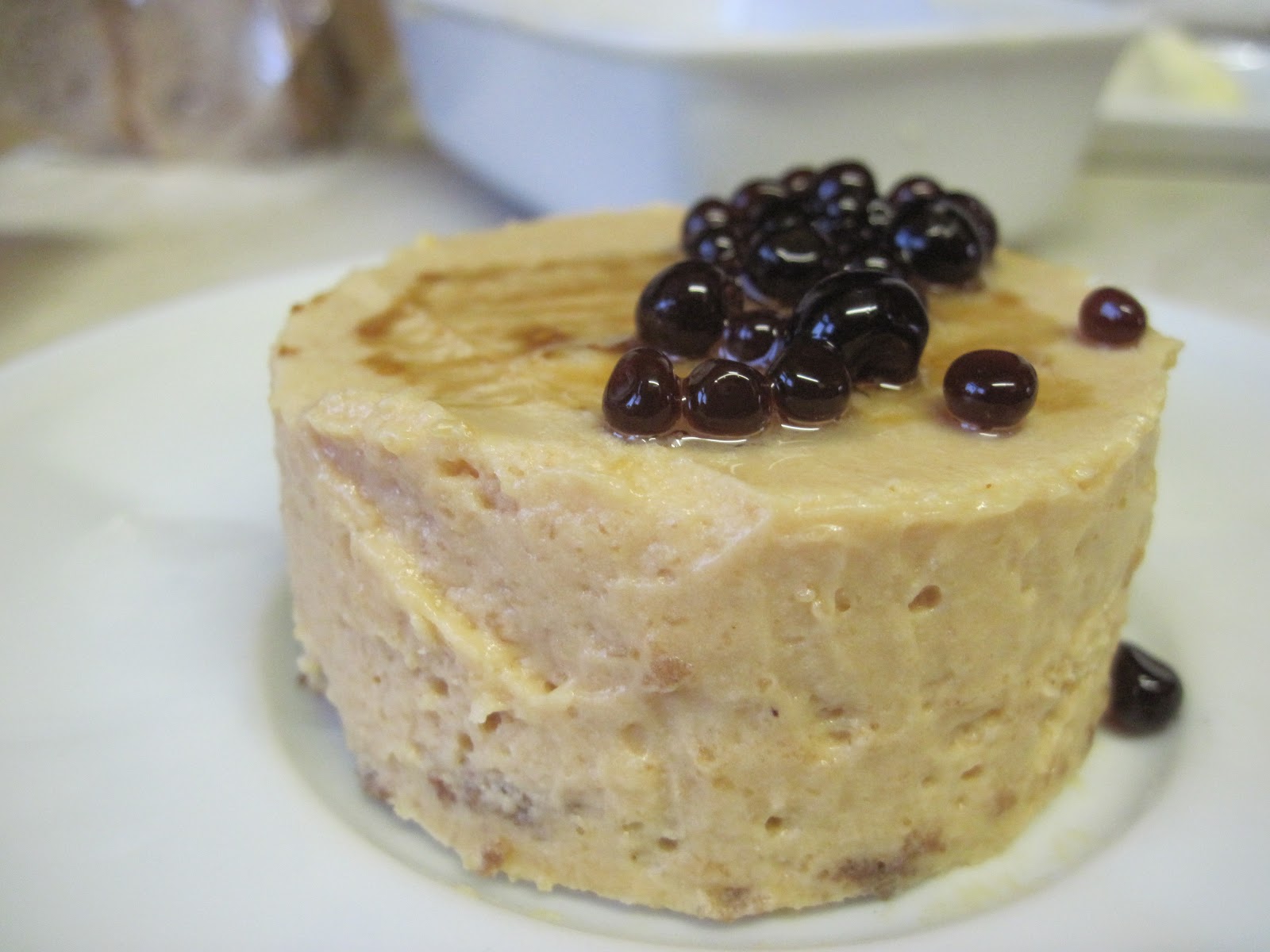 The Sugar Lump Coffee, Caramel and Chocolate Mousse Cakes & Mock Caviar