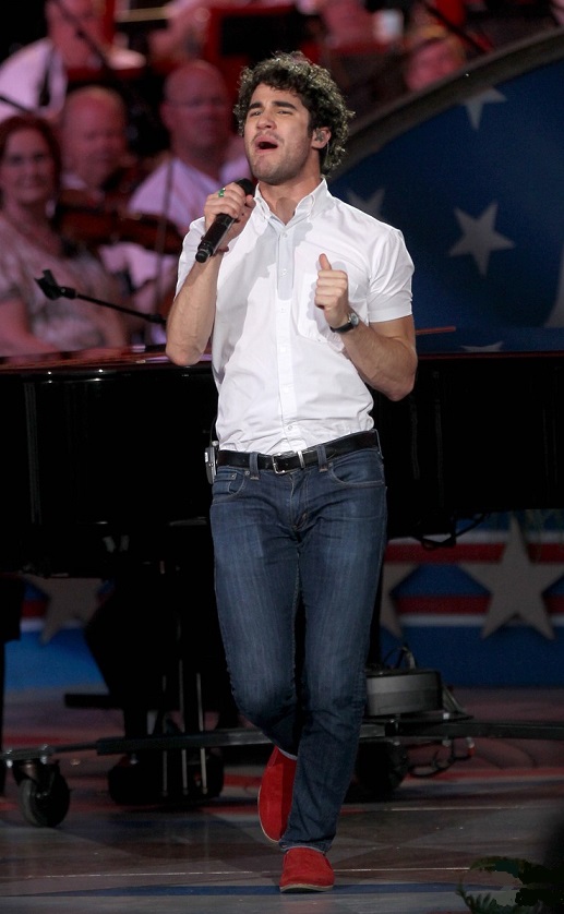 Photo's of Darren Criss Performing at The Capitol Fourth Concert.
