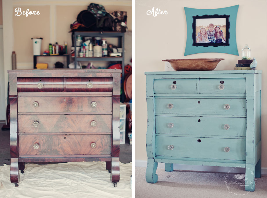 the MomTog diaries The Painted Empire Dresser A Before & After Reveal