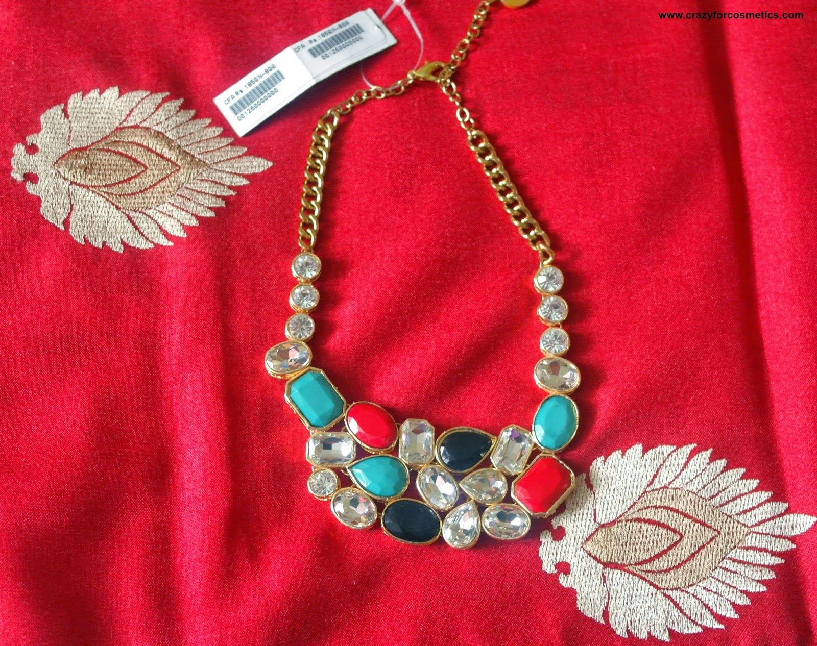 swarovski crystal statement necklace