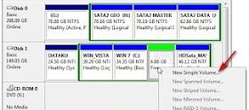 Cara membuat partisi hardisk di windows 7