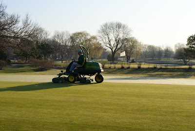 Mowing greens