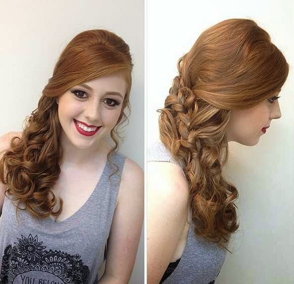 penteado de lado festa penteado de lado festa