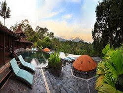 Suasana tenang hotel Mesastila Magelang