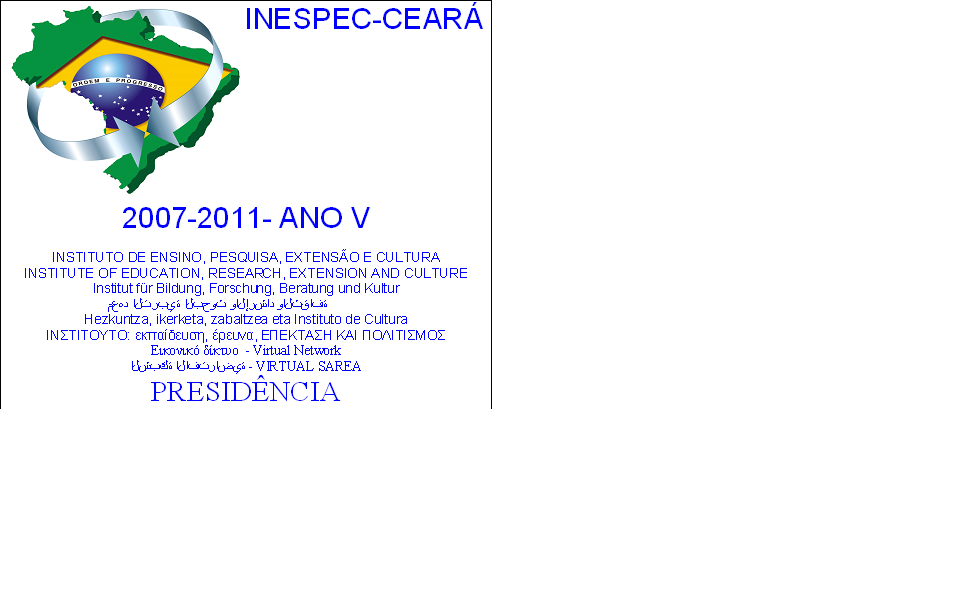 INESPEC - BLOG CENTRAL - 2012 - ANO V DE FUNDAÇÃO
