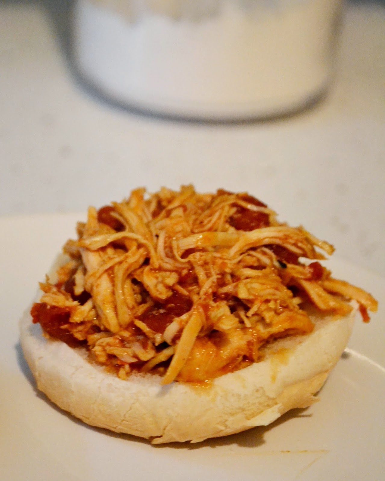 Simple Savory & Satisfying Crockpot Zesty Shredded Chicken Sandwiches