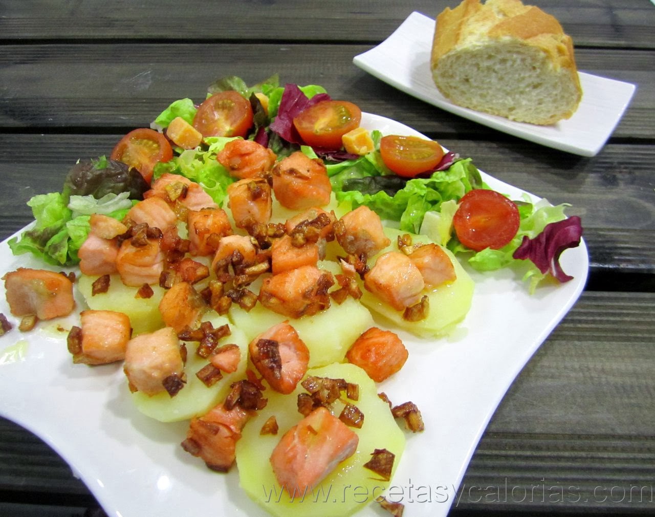 Salmón Al Ajillo