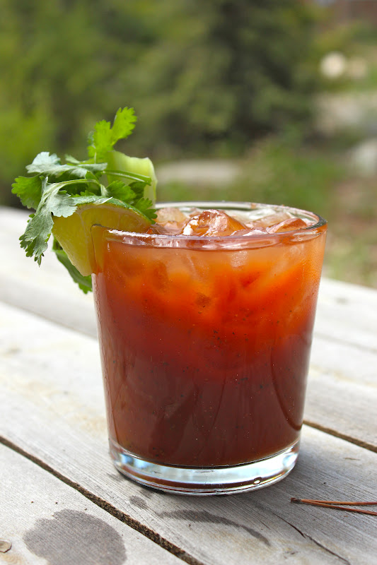 Carey On Lovely Cocktail Hour Cilantro Bloody Mary