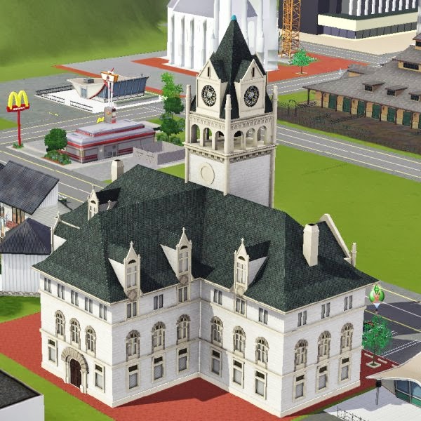 entertainment world My Sims 3 Blog City Hall by Carlos