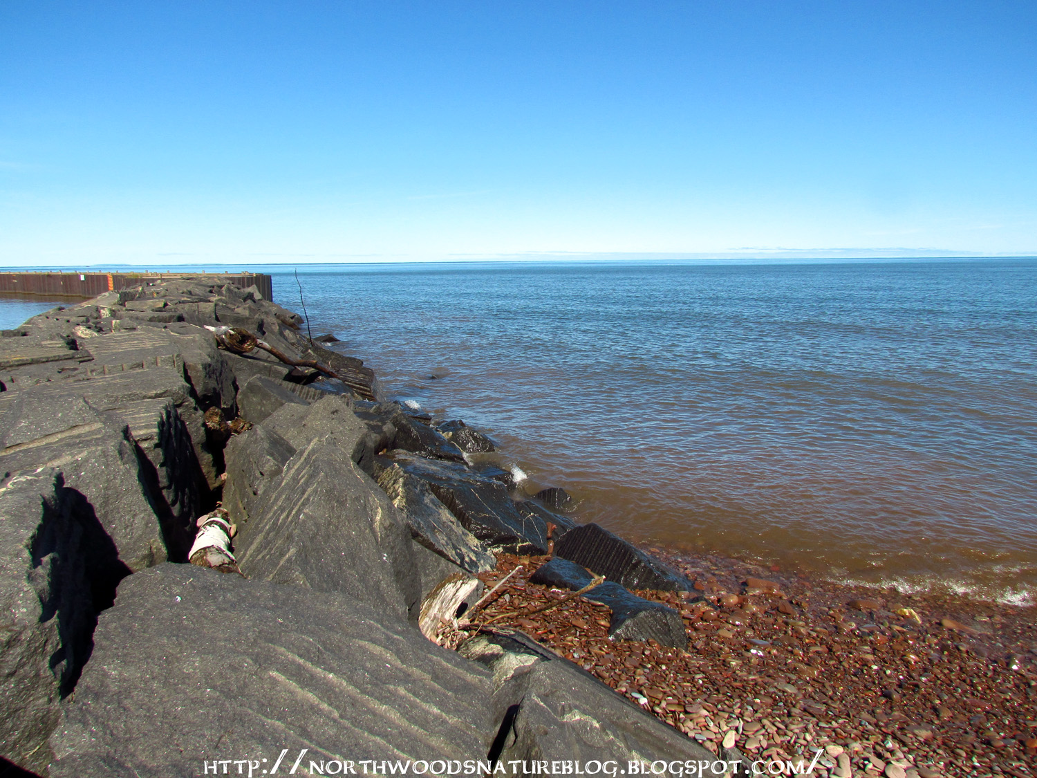 Northwoods Nature Blog Saxon Harbor in the fall