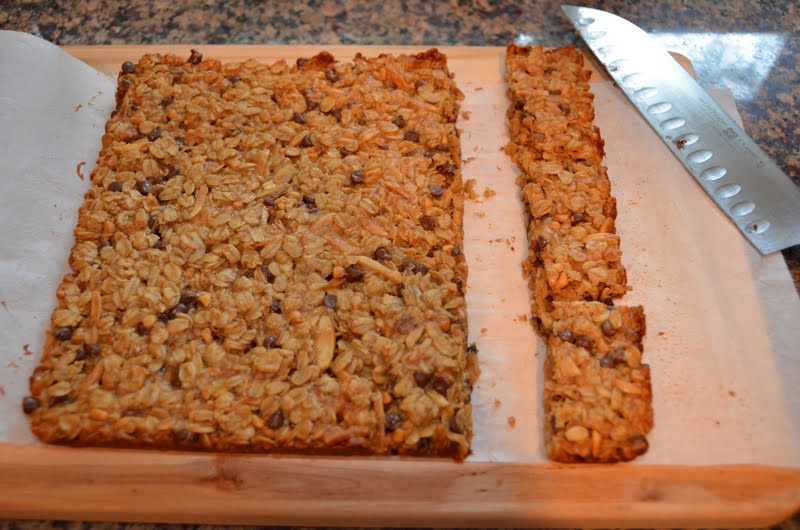 Playing with Flour Peanut butter granola bars