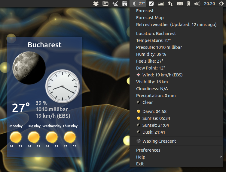 my weather indicator ubuntu