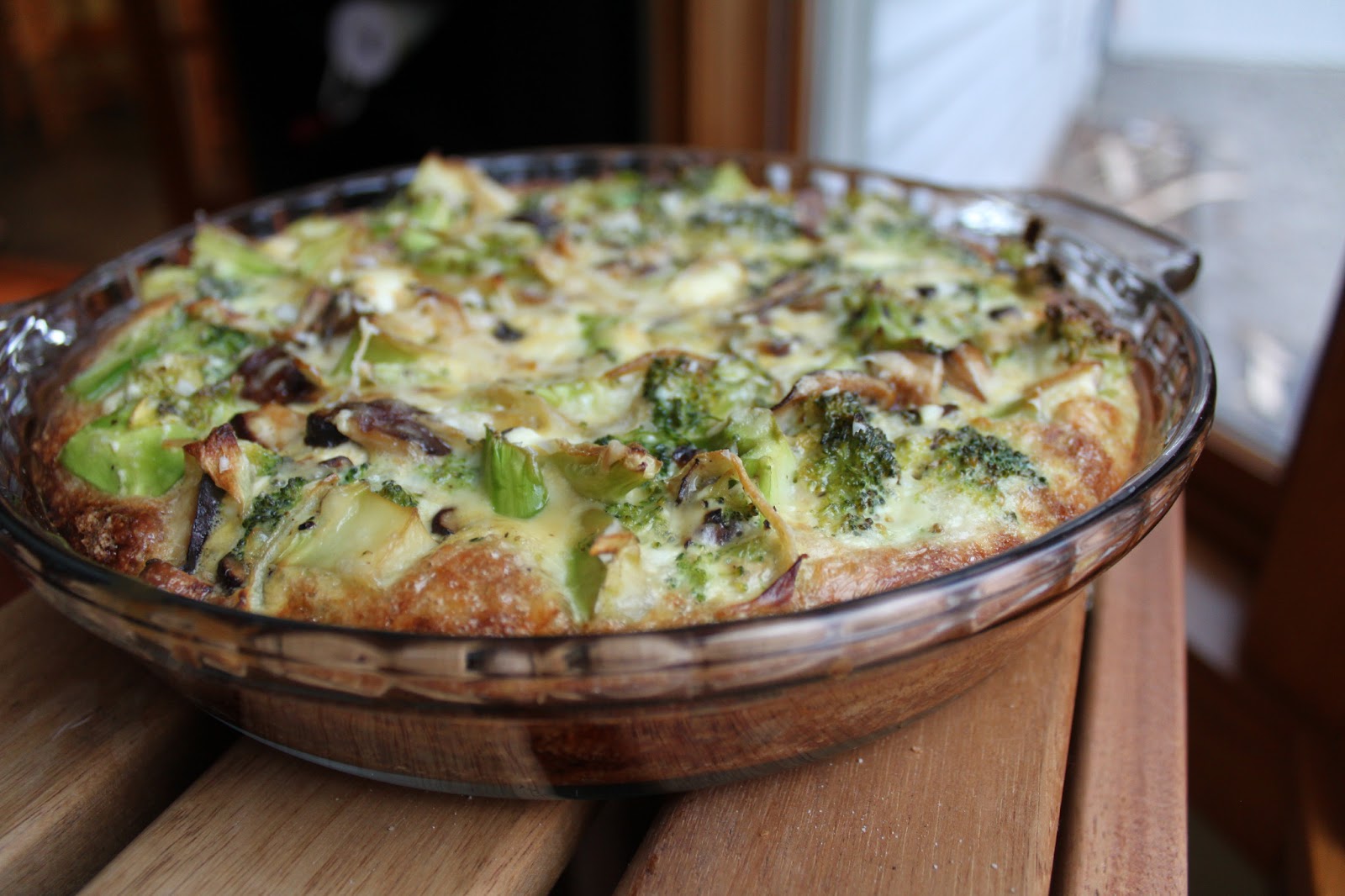 The Good Eatah Vegetable & Cream Cheese Quiche with Almond Crust