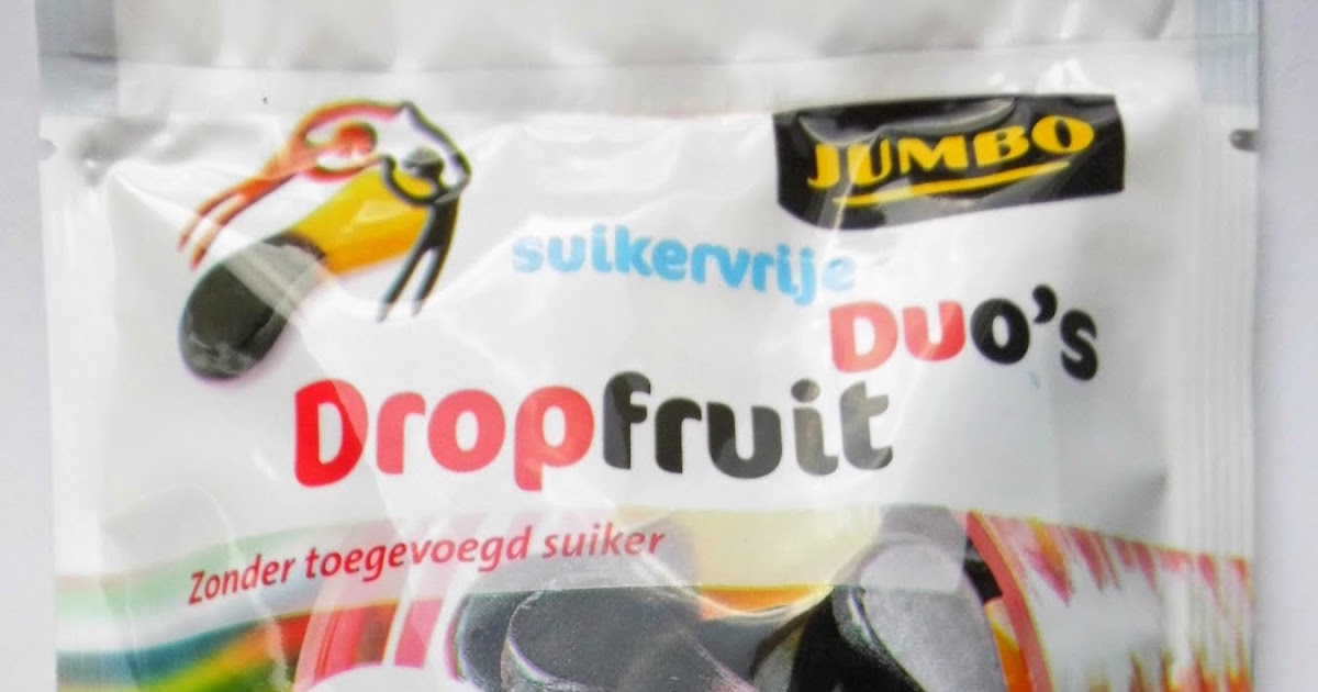 DROP Suikervrije Duo's Dropfruit (Jumbo)
