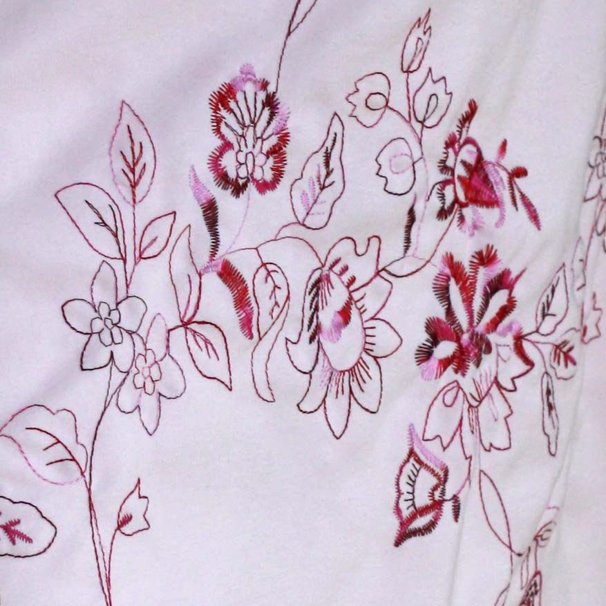 Embroidered skirt Melly Sews