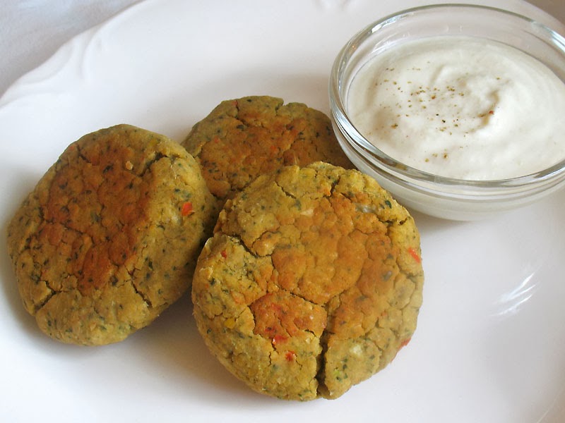 Baked Falafel with Lemon Tahini Sauce Lisa's Kitchen Vegetarian