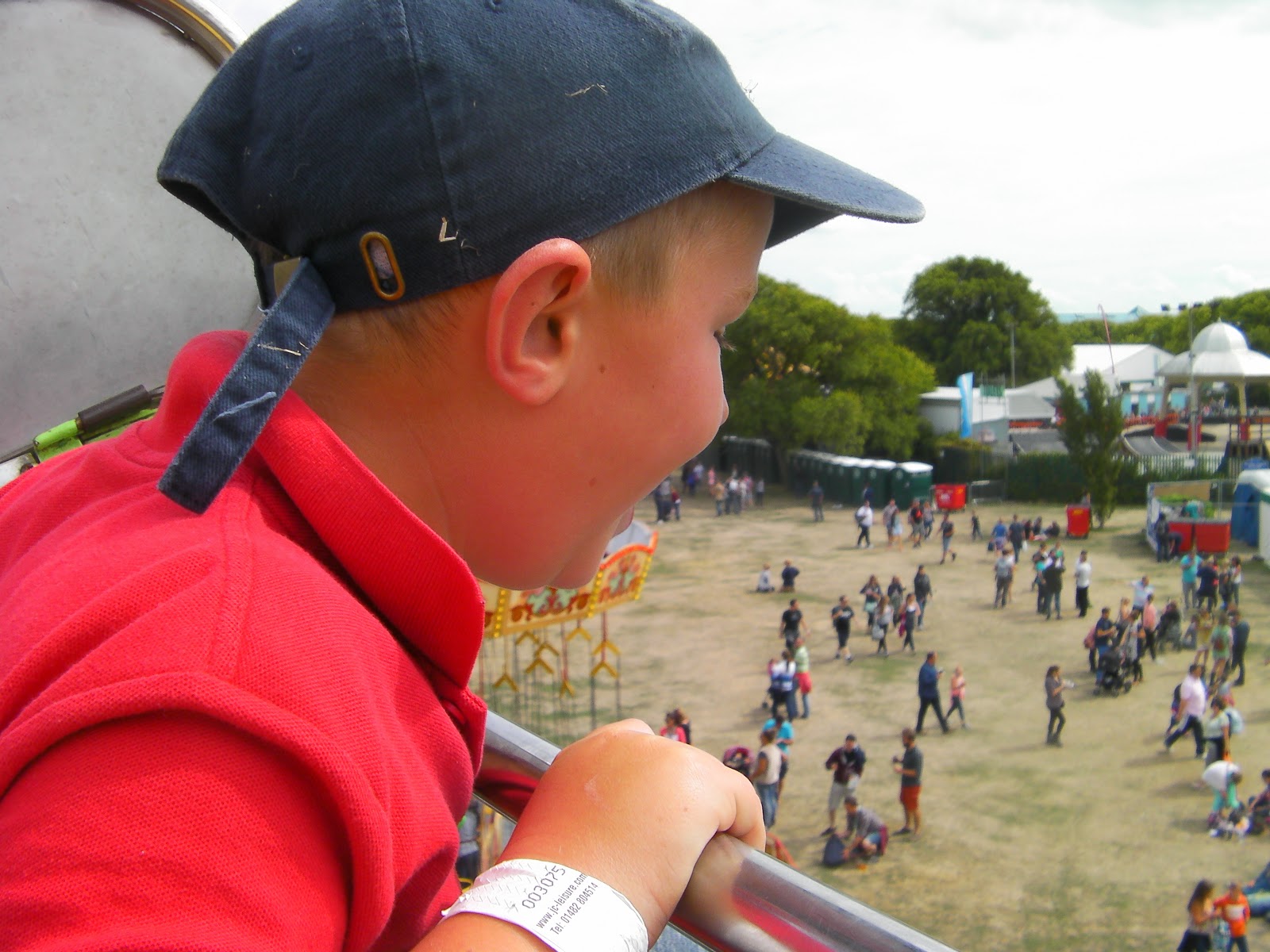 view over southsea common from ferris wheel victorious festival 2014