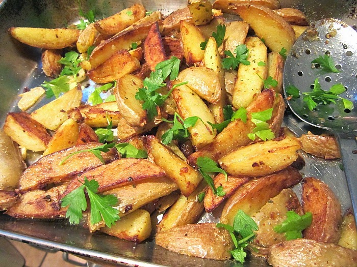 Sunday Dinner Chicken Vesuvio Chicago Style