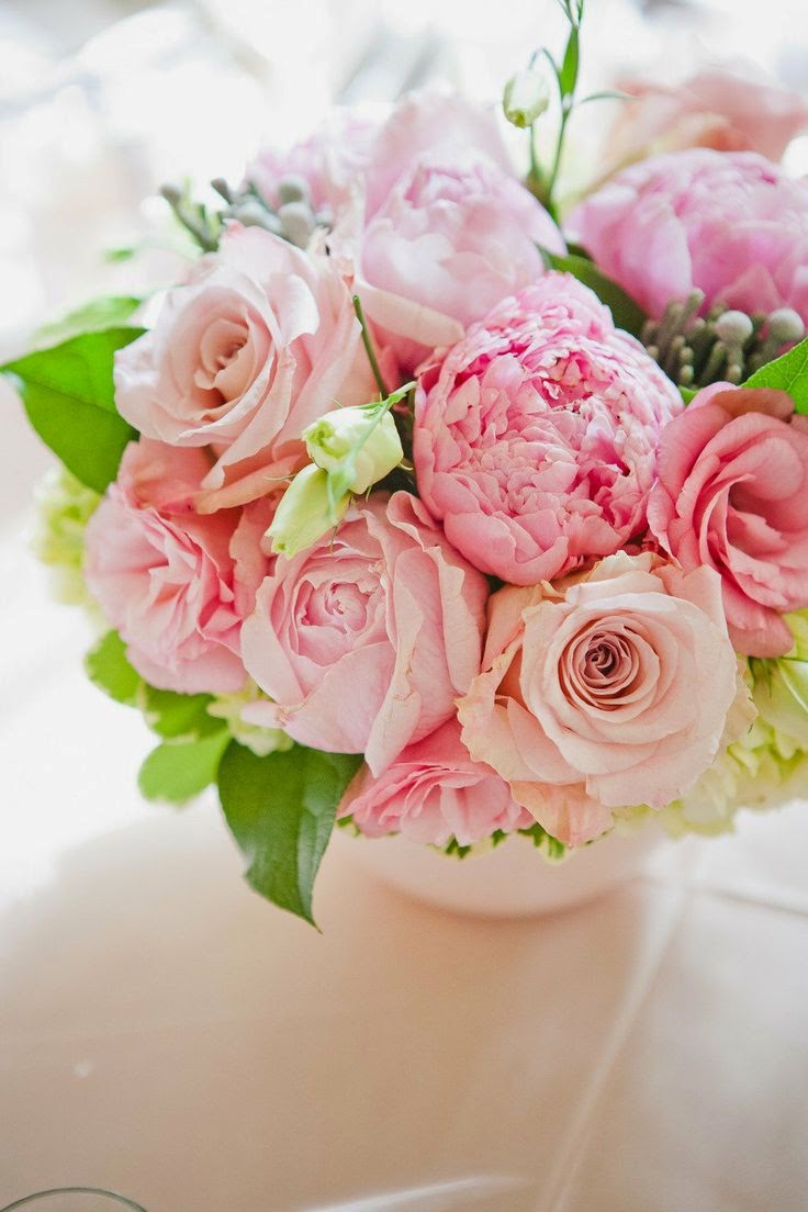 Beautiful Bridal 15 Charming Peony Centerpieces