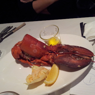 simmer steamed lobster