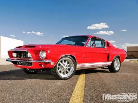 1968 Red Shelby Mustang