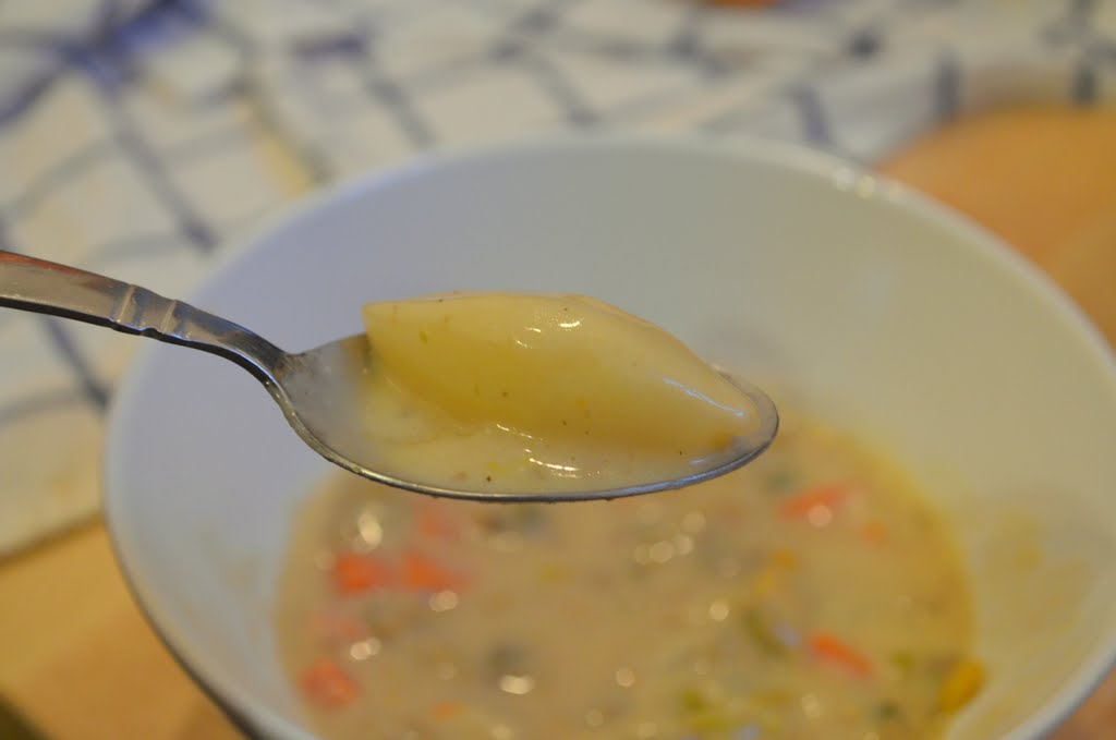 The Flying Quiche Leftover Culinary Student Clam Chowder