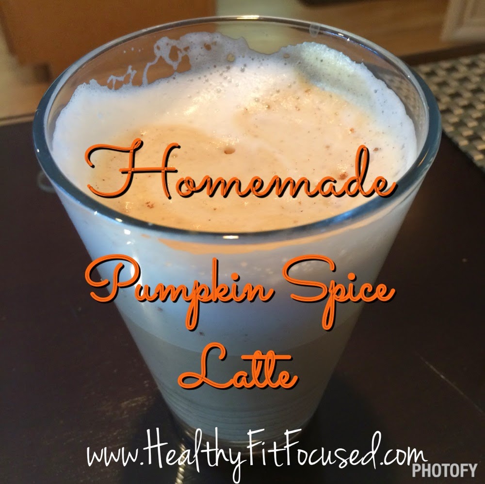 Healthy Homemade pumpkin spice latte
