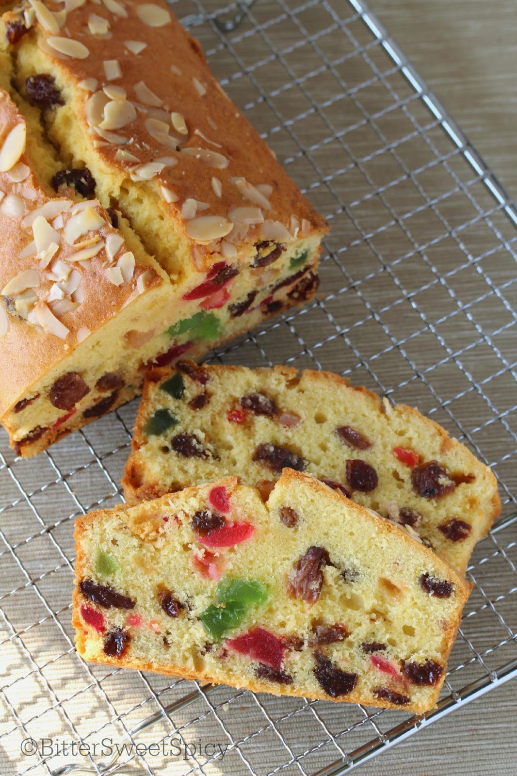 BitterSweetSpicy Light Fruit Cake