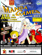 Cartel de las 1ª jornadas manga games torremolinos 2012