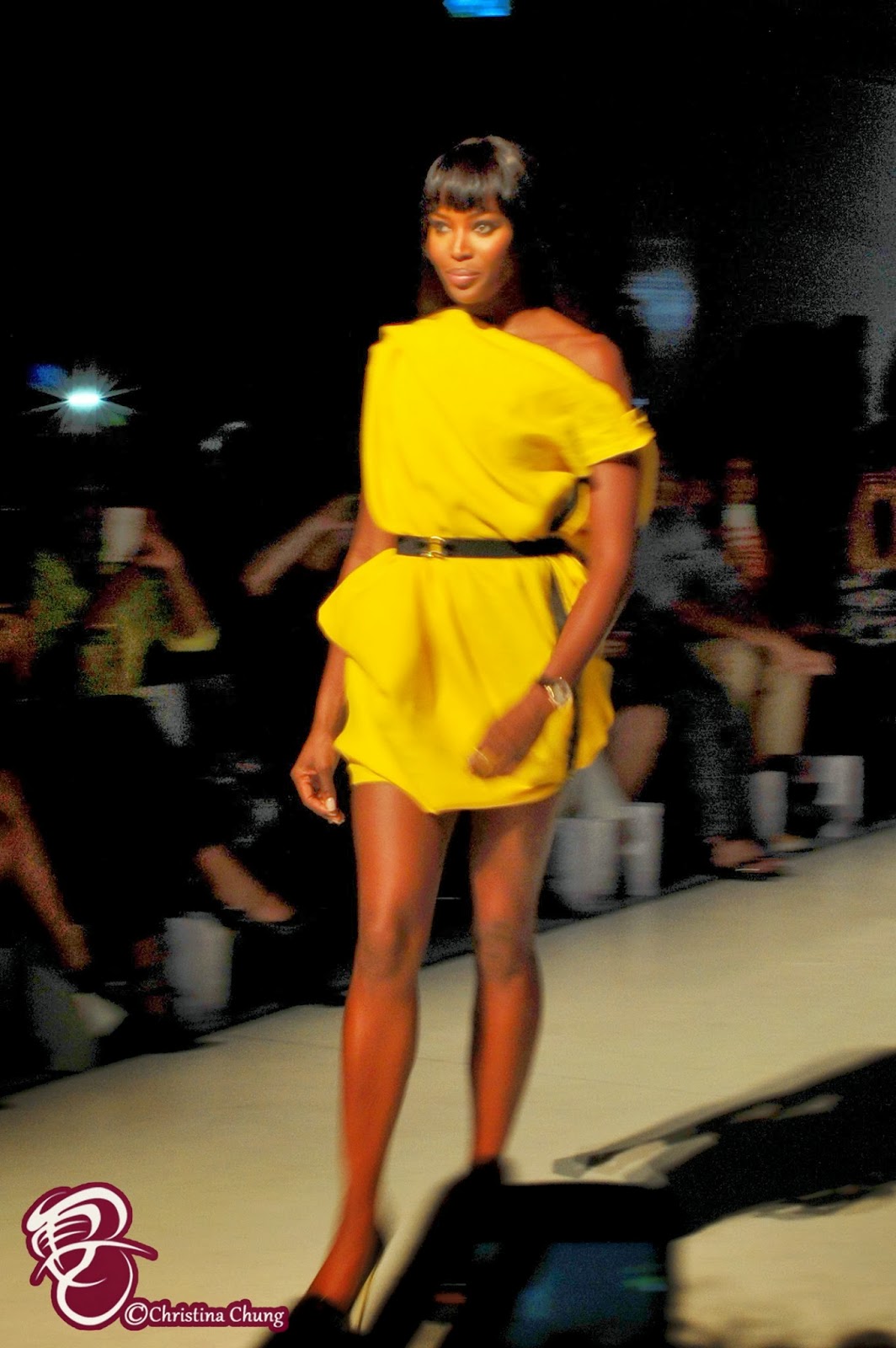Naomi Campbell on Singapore catwalk at Digital Fashion Week 