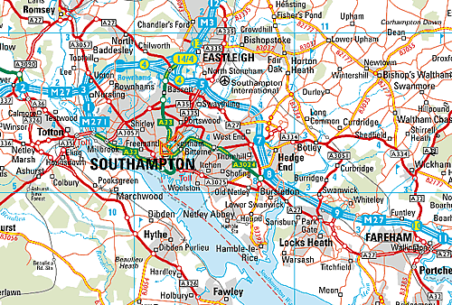 City map Southampton UK pdf