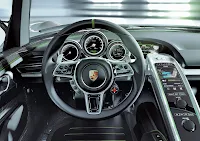 Porsche 918 Spyder Hybrid prototype interior