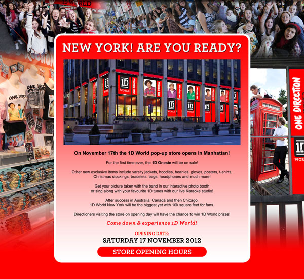 Is 1d World Still Open In Nyc