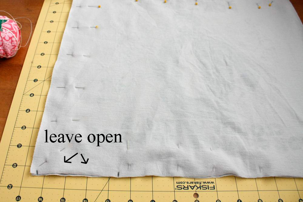 Turning a TShirt Into a Pillow (Tutorial)