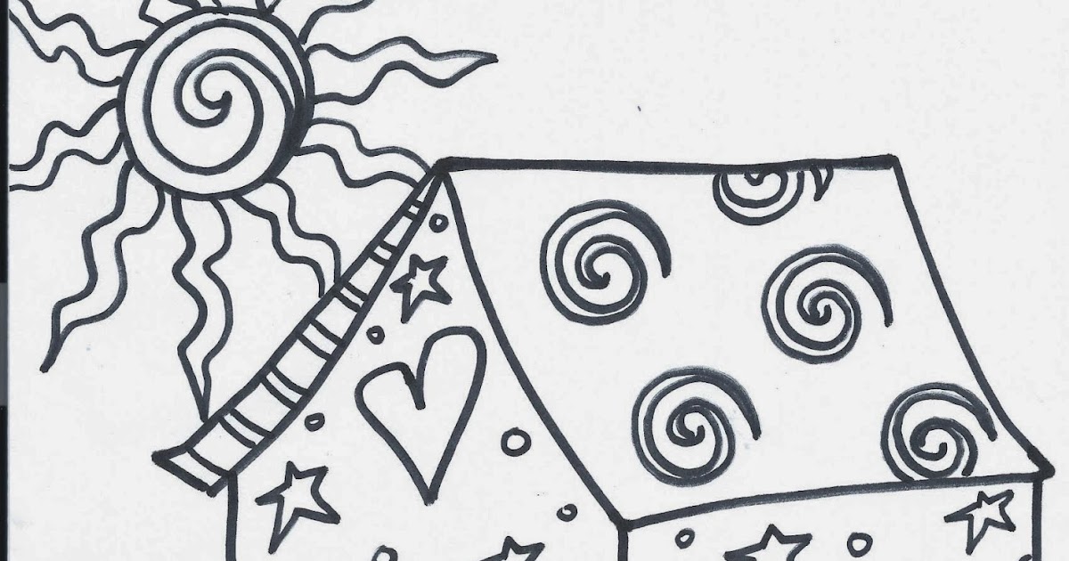 The Creative Playground: Your House...coloring book page