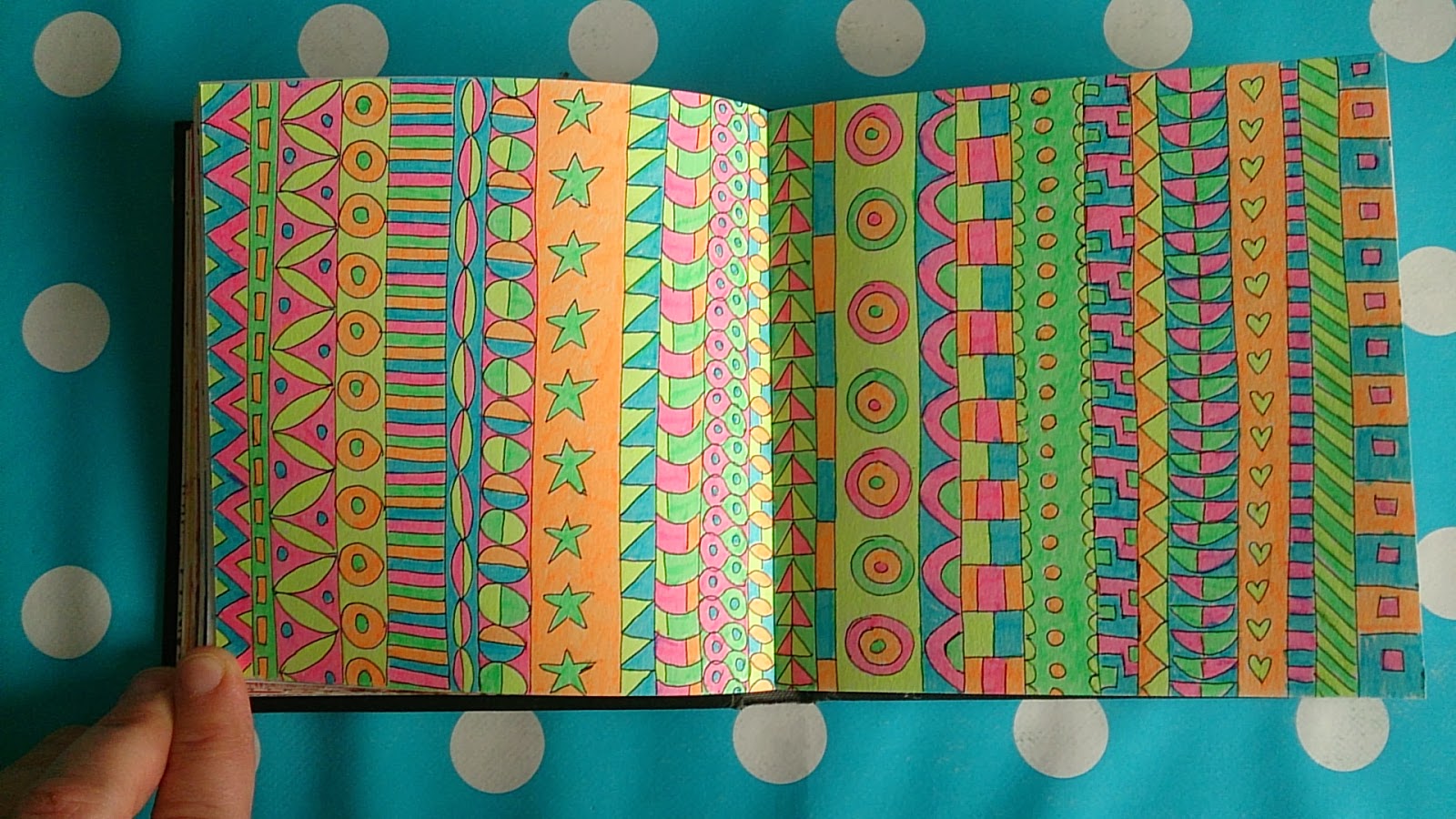 Caatje's Artsy Stuff Small sketchbook