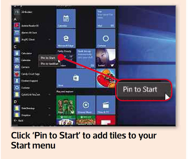 Where’s the rest of my Windows 10 Start menu? Skr Tech