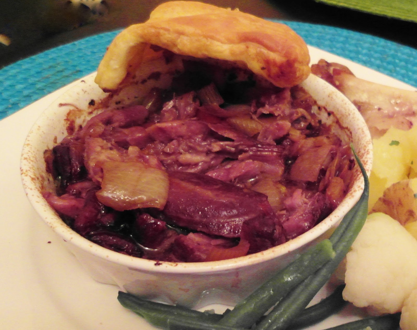 Nat ate..... Lamb shank pie