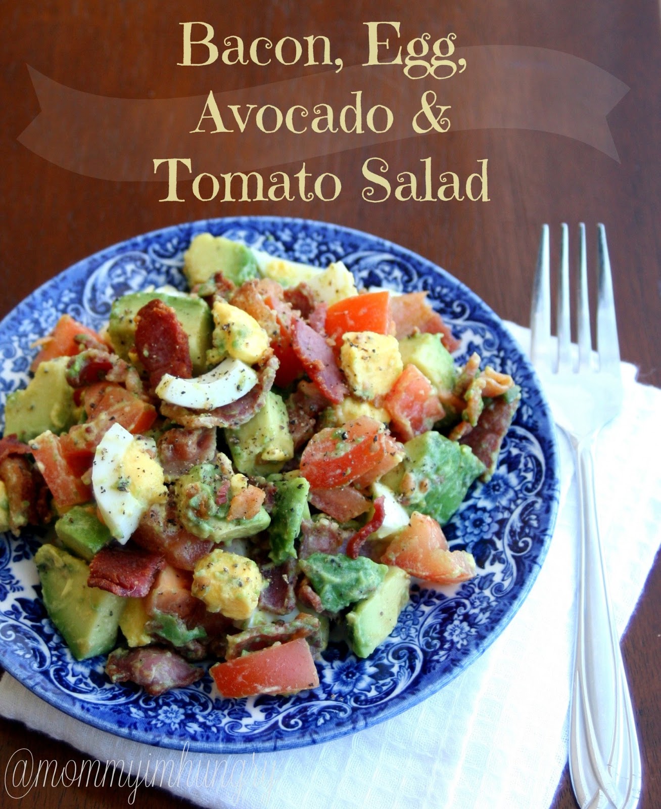 MIH Recipe Blog Bacon, Egg, Avocado and Tomato Salad