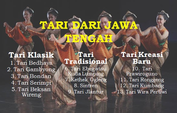 Tari Dari Jawa Tengah Klasik Tradisional Dan Kreasi Baru